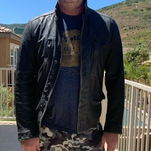 Black All Saints Leather jacket